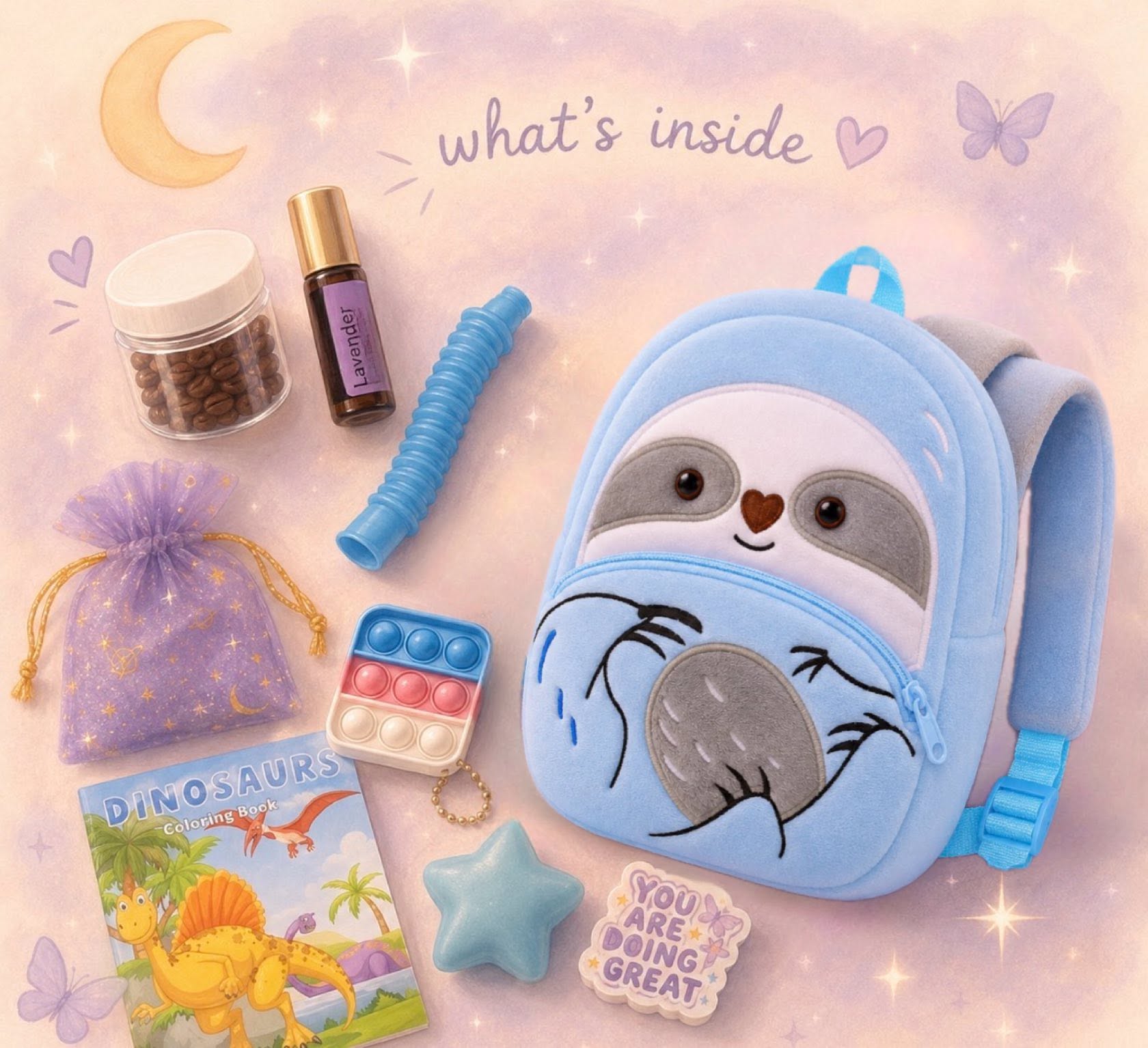 The Anxiety Care Backpack — Sloth